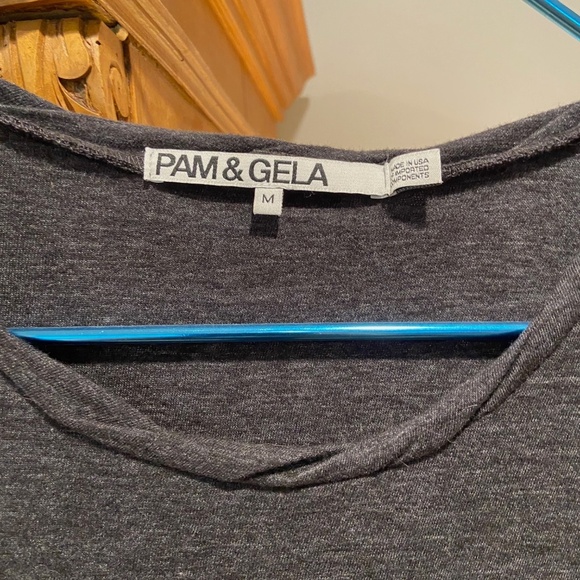 PAM AND GELA HEATHER MINI DRESS ZIP SIDE NWOT - Picture 2 of 3